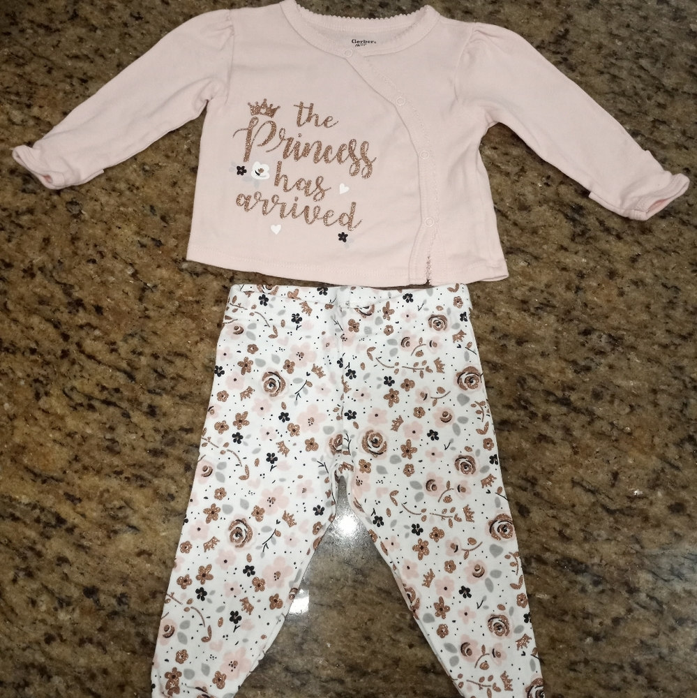 Gerber, 0-3 m, White, brown
